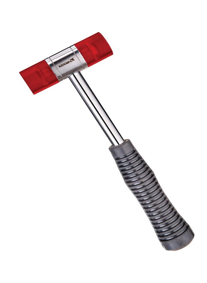 KEEAN 40 MM Soft Faced Acetate Mellet Industrial Hammer Non Slip Rubber Grip Bending Forming Metal Tile Fitting Wood Work Professional - Image 1
